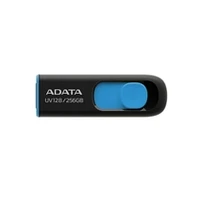 Adata Memory Drive Flash Usb3 256Gb/Blk/Blue Auv128-256G-Rbe