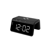 Evelatus Wireless Charging Clock Wcc01Bk - Black