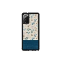 ManAmpWood case for Galaxy Note 20 blue flower black