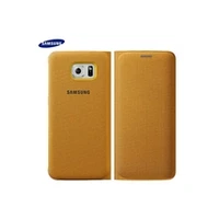 Samsung Ef-Wg925Bye ĪpaScaronI plāns sāniski atverams maks G925 Galaxy S6 Edge Dzeltens Eu Blister