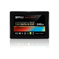 Silicon power Slim S55 240 Gb, Ssd interface Sata, Write speed 450 Mb/S, Read 550 Mb/S