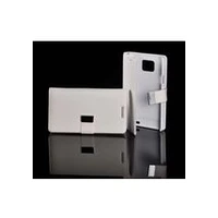 Sony Xperia Z Book Slim Flip Case Cover White maks 