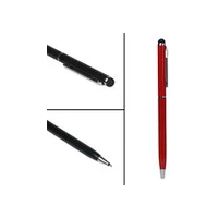 Stylus Ballpoint Metal Pen iPad iPod iPhone Galaxy Ativ Tab Note Sony Xperia Z Samsung Lg Nokia Htc Zte Asus Acer Tablet Smartphone Red