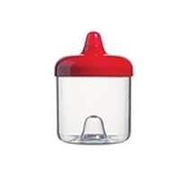 Viceversa round canister 0.75L red 11231