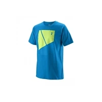 Wilson jr apparel Zēnu T-Krekls Tramline Brilliant Blue / Sharp Green