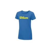 Wilson sieviesu apgerbi W T-Shirt Script Cotton Tee