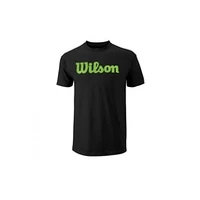 Wilson viriesu apgerbi M T-Shirt Script Cotton Tee