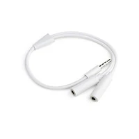 3.5Mm Stereo Audio Jack Splitter Cable Y Mini Plug 1 to 2 Wire Headphones Earphones Speakers iPod iPad iPhone Tablets Games Computers austiņu sadalītājs 