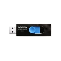 Adata Memory Drive Flash Usb3.1 64Gb/Black Auv320-64G-Rbkbl