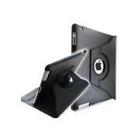Apple iPad 2 3 4 Hama Leather Rotate Case Cover Stand black maks