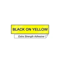 Brother Tzes651 24Mm Black On Yellow Adh