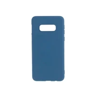 Evelatus Galaxy S10E Nano Silicone Case Soft Touch Tpu Samsung Dark Blue