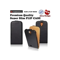 Forcell Slim 2 Flip Case Huawei Y530 Ascend telefona maks vertikAumlli atverams Melns