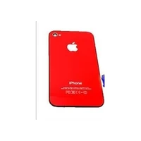 Housings / charging docks sockets Apple Iphone 4G battery cover High copy, red