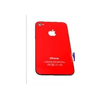 Housings / charging docks sockets Apple Iphone 4G battery cover High copy, red