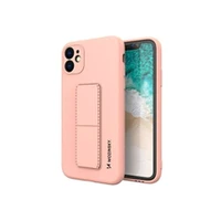 Ilike Galaxy A22 5G Kickstand Case Silicone Stand Cover Samsung Pink