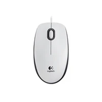 Logitech Mouse Usb Optical M100/White 910-005004