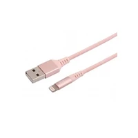 Tellur Data Cable Apple Mfi Certified Usb to Lightning Made with Kevlar 2.4A 1M Rose Gold