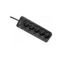 Tracer 46976 Powerguard 1.8M Black 5 Outlets