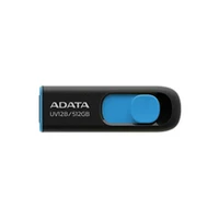 Adata Memory Drive Flash Usb3 512Gb/Blk/Blue Auv128-512G-Rbe
