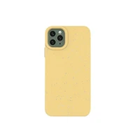 Aizmugurējais vāciņscaron iLike Apple iPhone 11 Silicone Cover Phone Yellow