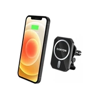Canyon Magnetic Car Holder And Wireless Charger Cm-15 15W Black