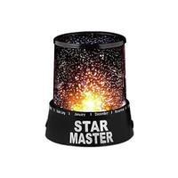 Elight Stm Star Master Divu režīmu Zvaigžņu debesu projektors ar 4X Aa / Usb Vada strāvu Melna
