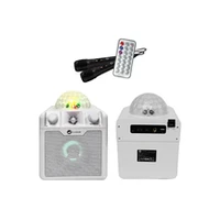 Portable Speaker N-Gear Disco Block 410 White Wireless Bluetooth Discoblock410W