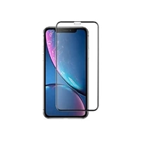 Devia Real Series 3D Curved Full Screen Explosion-Proof Tempered Glass iPhone Xr 6.1 black