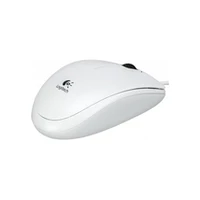 Logitech Mouse Usb Optical B100/White Oem 910-003360