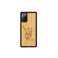ManAmpWood case for Galaxy Note 20 cat with fish