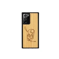 ManAmpWood case for Galaxy Note 20 Ultra cat with fish