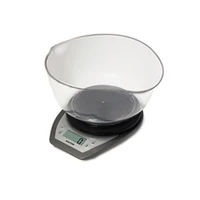 Salter 1024 Svdr14 Electronic Kitchen Scales with Dual Pour Mixing Bowl silver