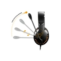 Spirit of gamer Pro-H3 Headset Ps4/Ps5 Xbox One /Series X/S Pc Black Orange