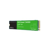 Ssd Western Digital Green Sn350 250Gb M.2 Pcie Gen3 Nvme Tlc Write speed 1500 Mbytes/Sec Read 2400 2.38Mm Tbw 40 Tb Mtbf 1000000 hours Wds250G2G0C
