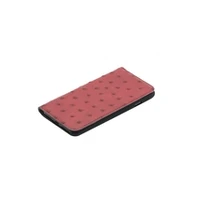 Tellur Book case Ostrich Genuine Leather for iPhone 7 red