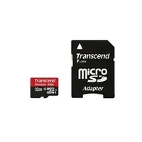 Transcend Memory Micro Sdhc 32Gb W/Adapt/Class10 Ts32Gusdu1