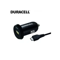 Duracell Universāls 2.4A Vienas Usb Ligzdas Auto 12V-24V Dc 5V Lādētājs  Micro kabelis 1M Telefonam / PlanScaronEtdatoram Melns