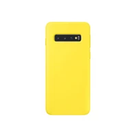 Evelatus Galaxy S10E Premium Soft Touch Silicone Case Samsung Light Yellow