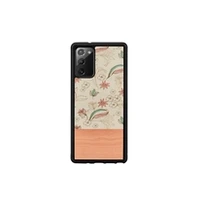 ManAmpWood case for Galaxy Note 20 pink flower black