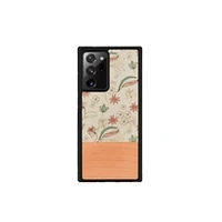 ManAmpWood case for Galaxy Note 20 Ultra pink flower black
