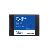 Ssd Western Digital Blue Sa510 250Gb Sata 3.0 Write speed 440 Mbytes/Sec Read 555 2,5Quot Tbw 100 Tb Mtbf 1750000 hours Wds250G3B0A