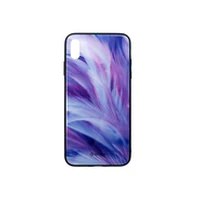 Tellur Cover Glass print for iPhone Xs Max feather
