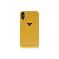 Vixfox Card Slot Back Shell for Iphone X/Xs mustard yellow