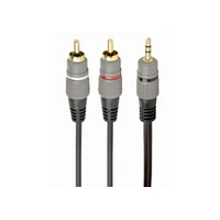 Gembird Cable Audio 3.5Mm To 2Rca 1.5M/Gold Cca-352-1.5M