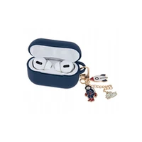 Ilike Case for Airpods Pro 2 dark blue with pendant Apple