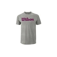 Wilson viriesu apgerbi M T-Shirt Script Cotton Tee