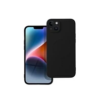 Apple Silicone Mag Cover case Iphone 14 Plus Black