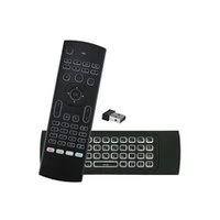 Cp Mx3-Ml Universālais viedais Tv / Pc pults bezvadu ar klaviatūru Ir Led apgaismojums Usb melns