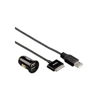 Hama Dual car charger golddata cable iPad 2/Ipad3 iPhone 3/4 autolādētājs